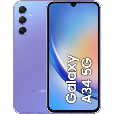 Samsung Galaxy A34 5G Smartphone (Double SIM, 8+128Go) - Violet Samsung Galaxy A34 5G Smartphone (Double SIM, 8+128Go) - Violet
