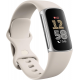 Google Fitbit Charge 6 - Porcelaine / aluminium argent