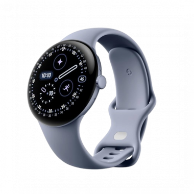 Google Pixel Watch 4 Wi-Fi (45mm) - Satin Moonstone Aluminium Case with Moonstone Active Band
