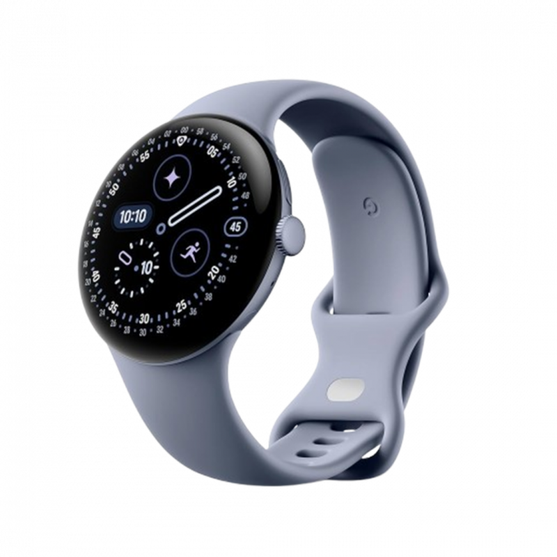 Google Pixel Watch 4 Wi-Fi (45mm) - Satin Moonstone Aluminium Case with Moonstone Active Band