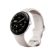 Google Pixel Watch 4 Wi-Fi (45mm) - Polished Silver Aluminium Case with Porcelain Active Band
